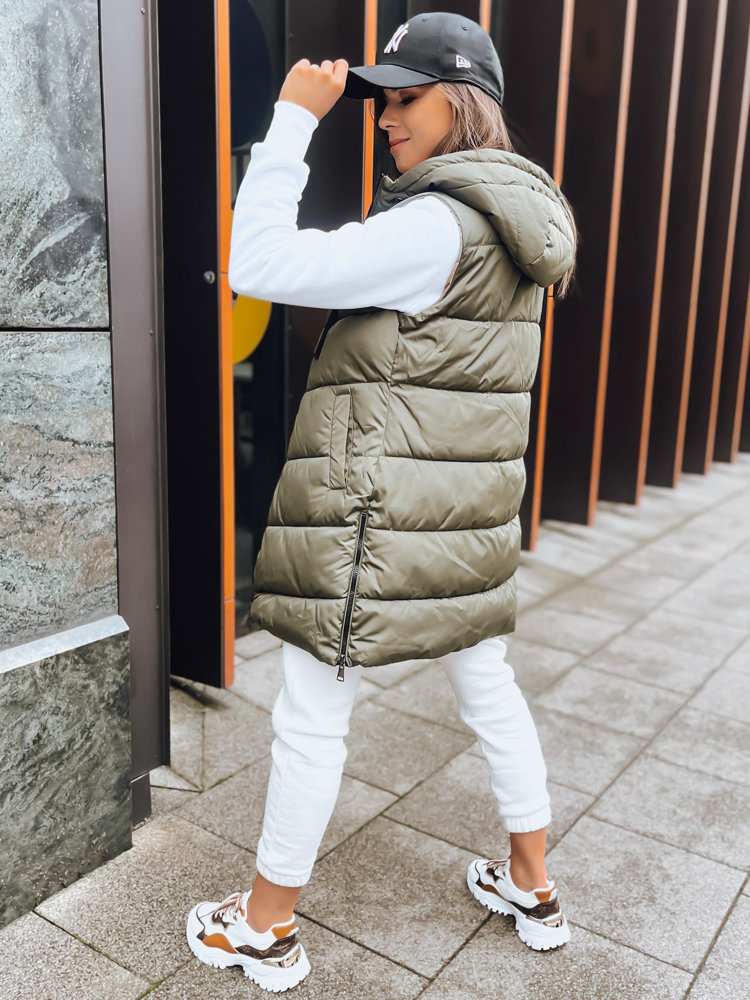 Zielona dwustronna kamizelka damska ONADE Dstreet