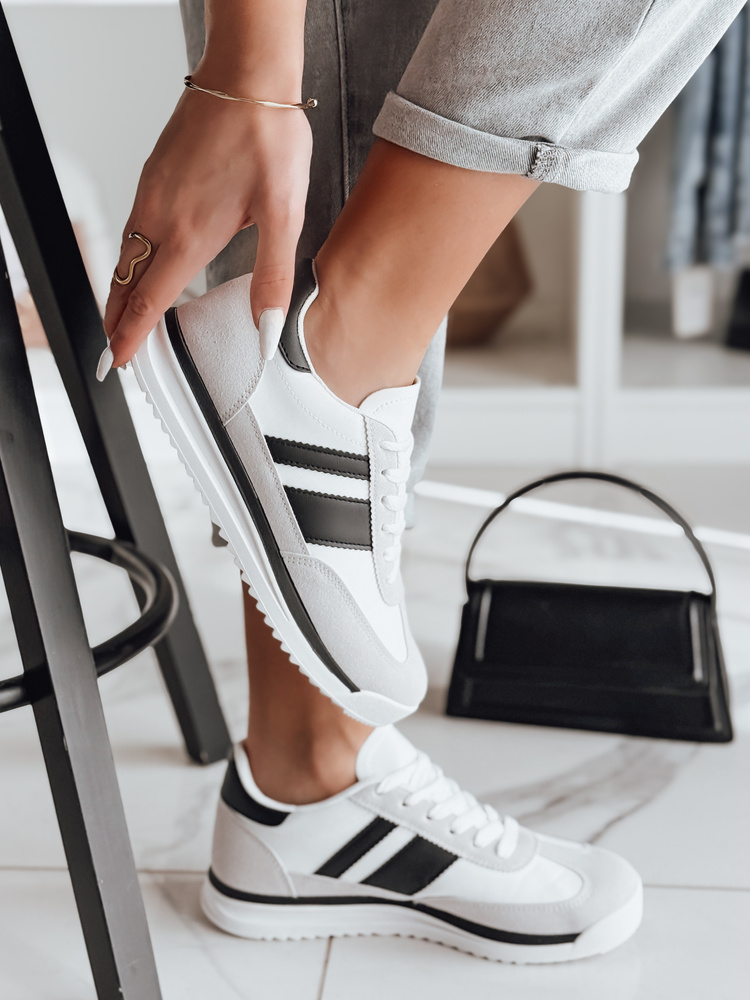 Sportowe sneakersy damskie RAVIOS białe Dstreet