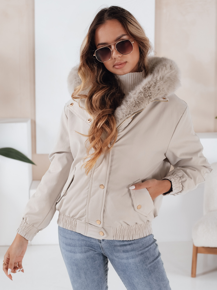 Dámska zimná bunda VESSADA s futerkom