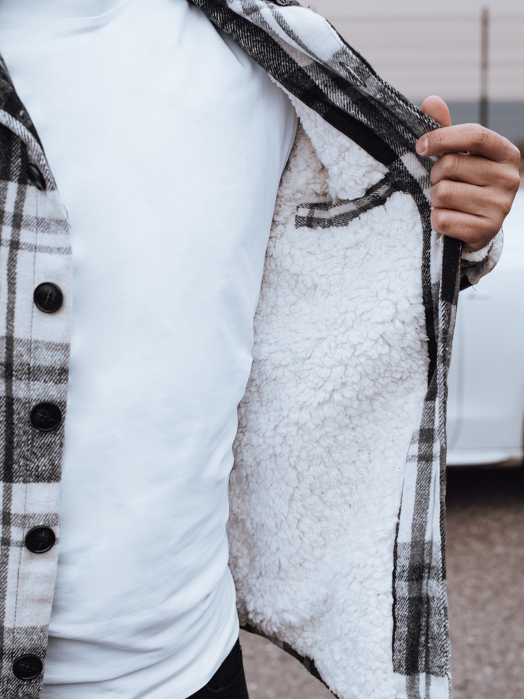 Kurtka męska ocieplana z kapturem czarna Dstreet