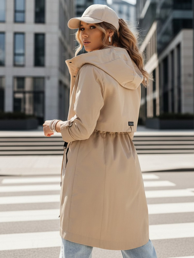 Dámska bunda parka TILSON Farba camelová DSTREET