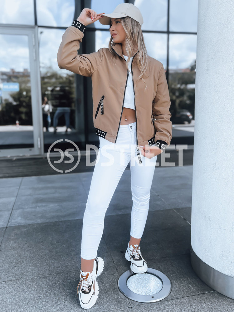 Niezwykła kurtka damska HERA beżowa Dstreet