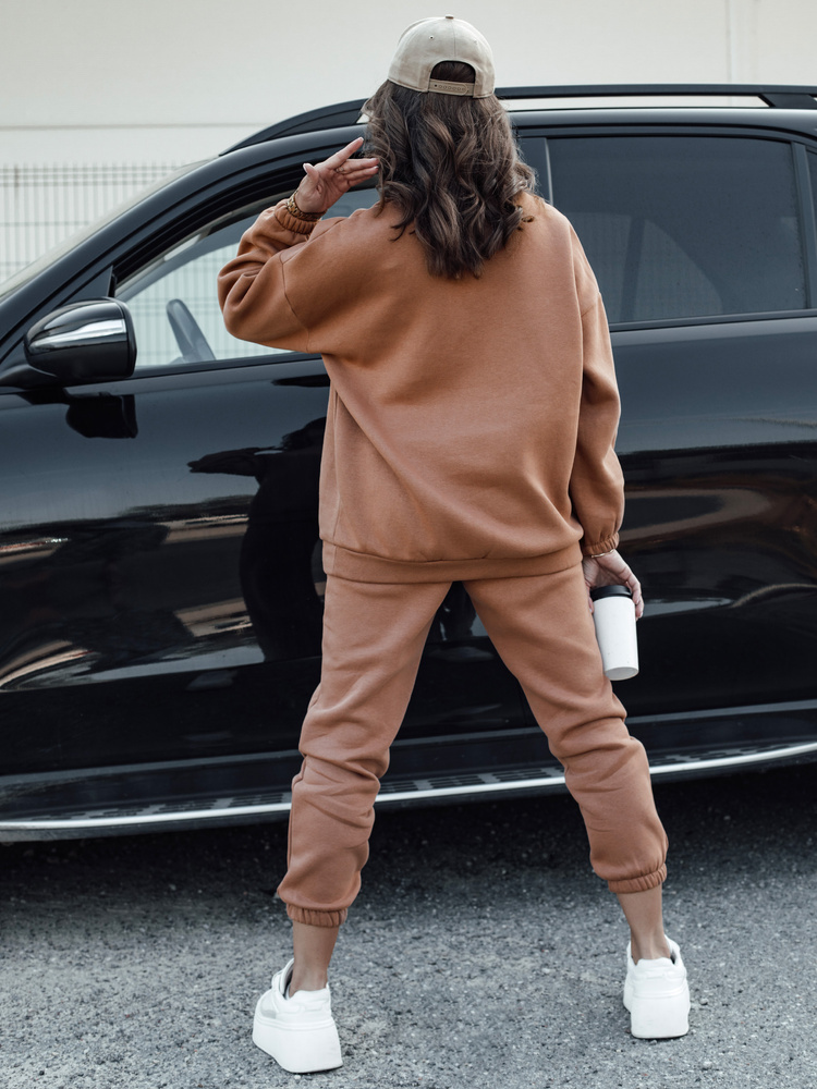 Komplet damski dresowy ARIELLA PREMIUM mokka Dstreet