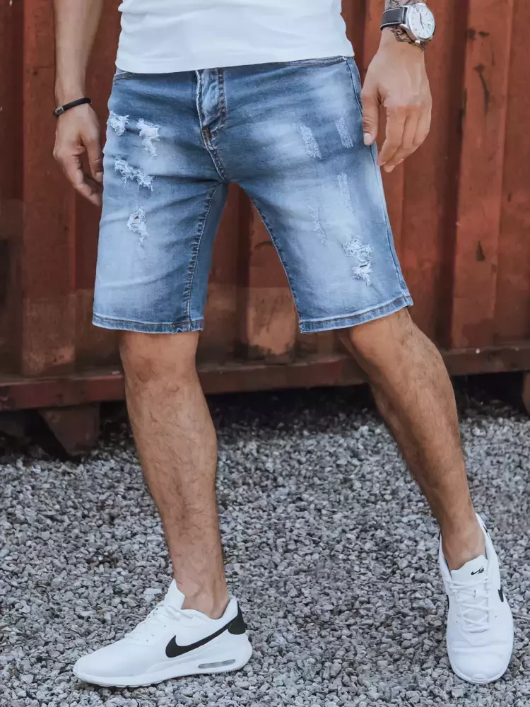 Spodenki męskie jeansowe niebieskie Dstreet