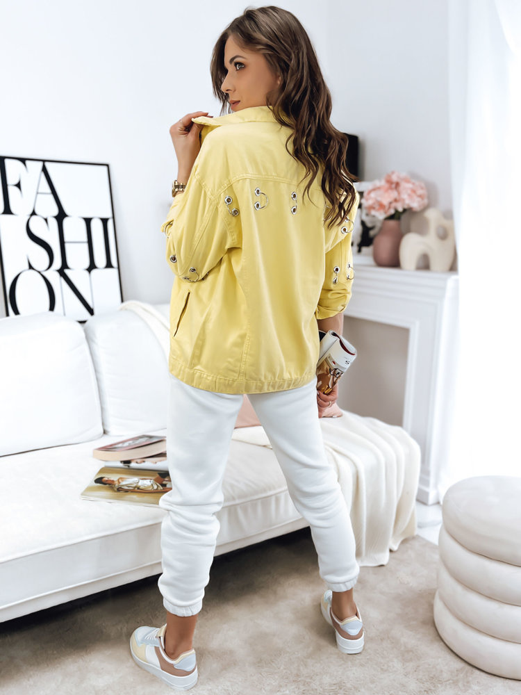 Katana damska jeansowa RECCE cytrynowa Dstreet