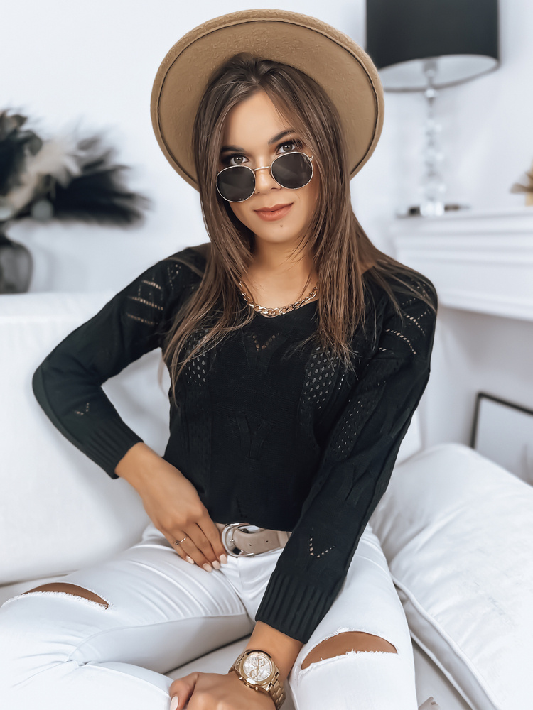 Sweter damski DARIA czarny Dstreet