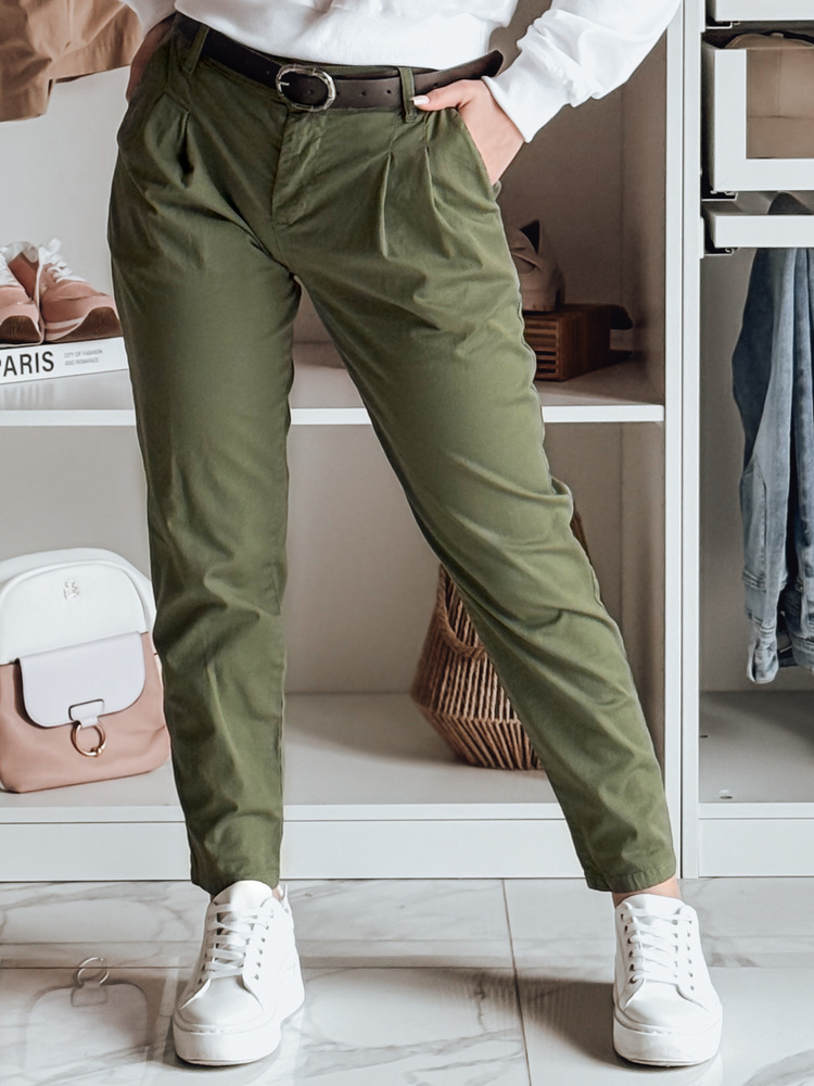 Pantaloni chino pentru femei MODELA kaki