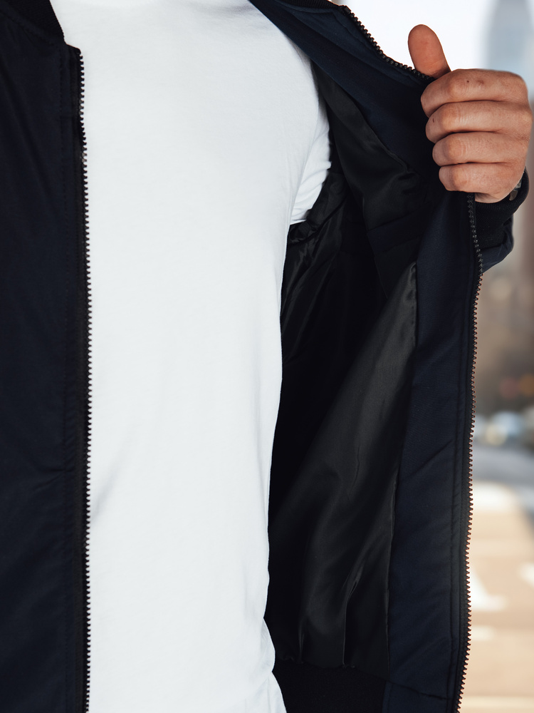 Jachetă bomber de tranziție pentru bărbați, albastră