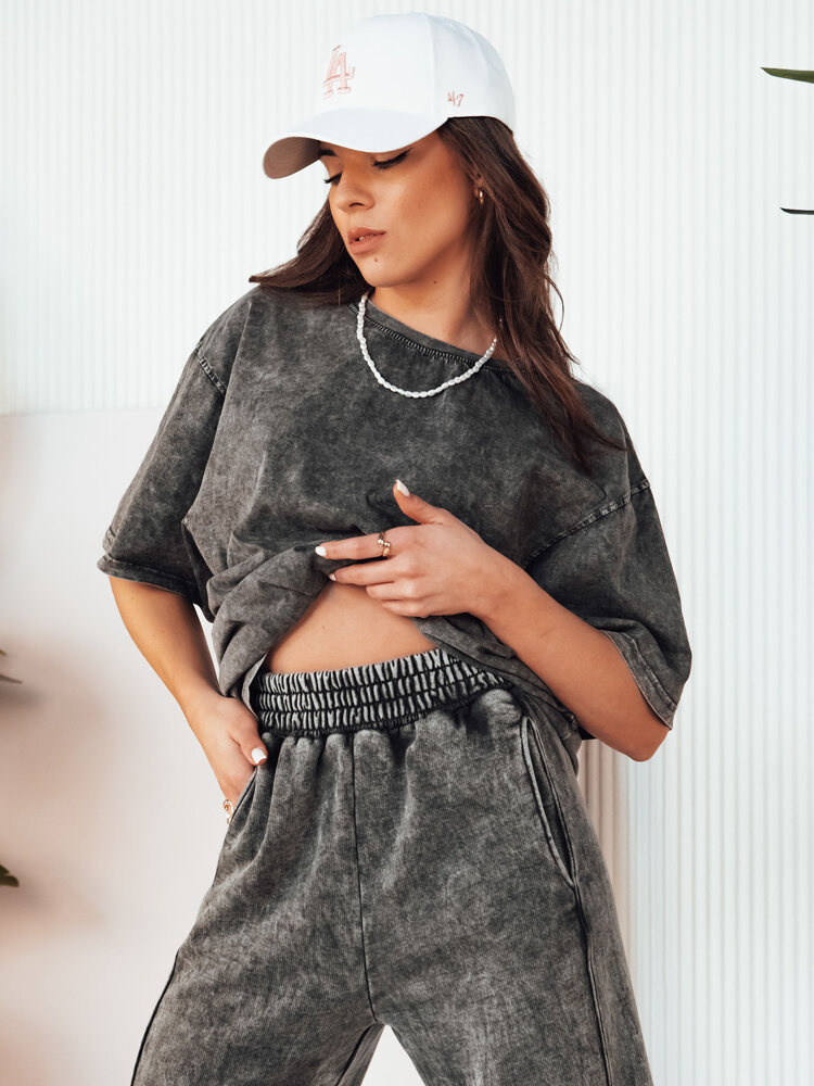 Spodnie damskie DREY szare Dstreet