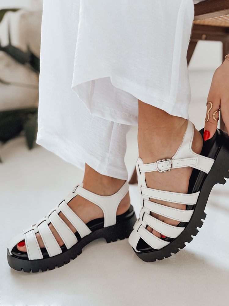 Sandały damskie SUMMERWILD białe Dstreet