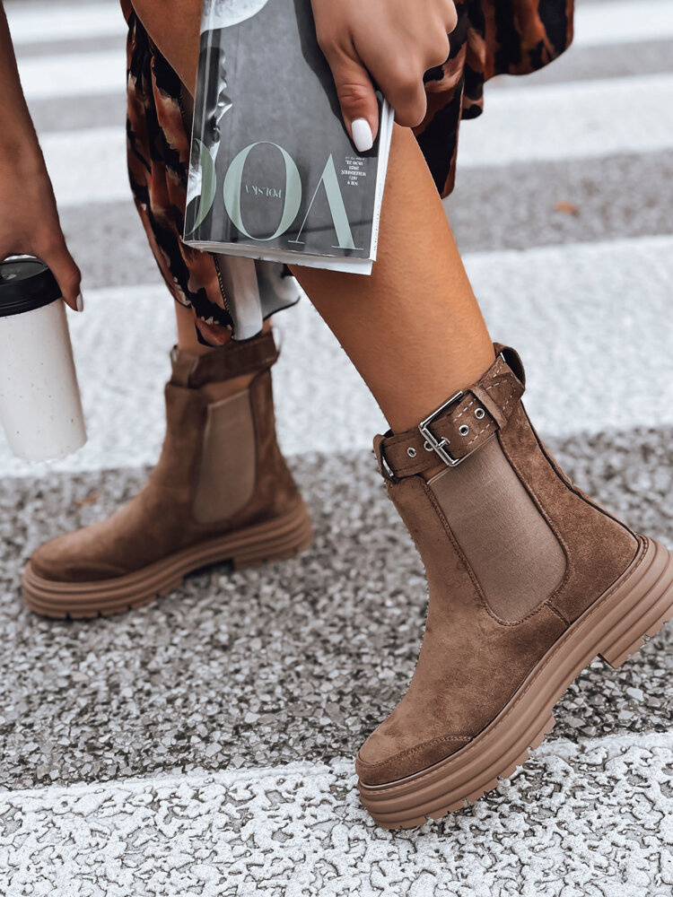 Botki damskie MADDEN khaki Dstreet
