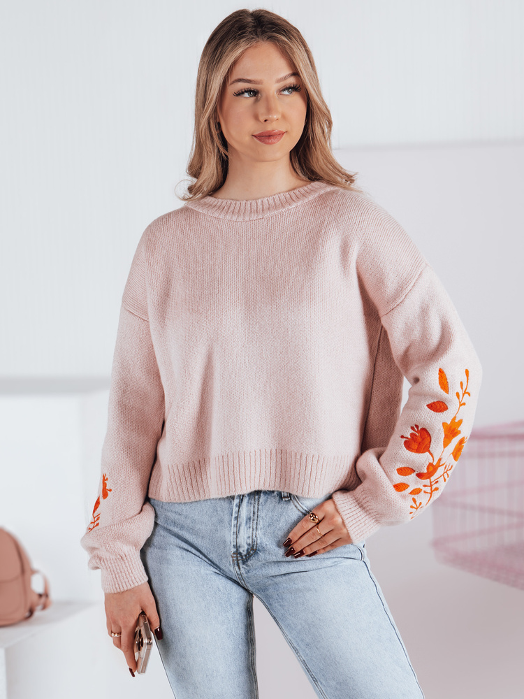 Sweter damski LYRA różowy Dstreet
