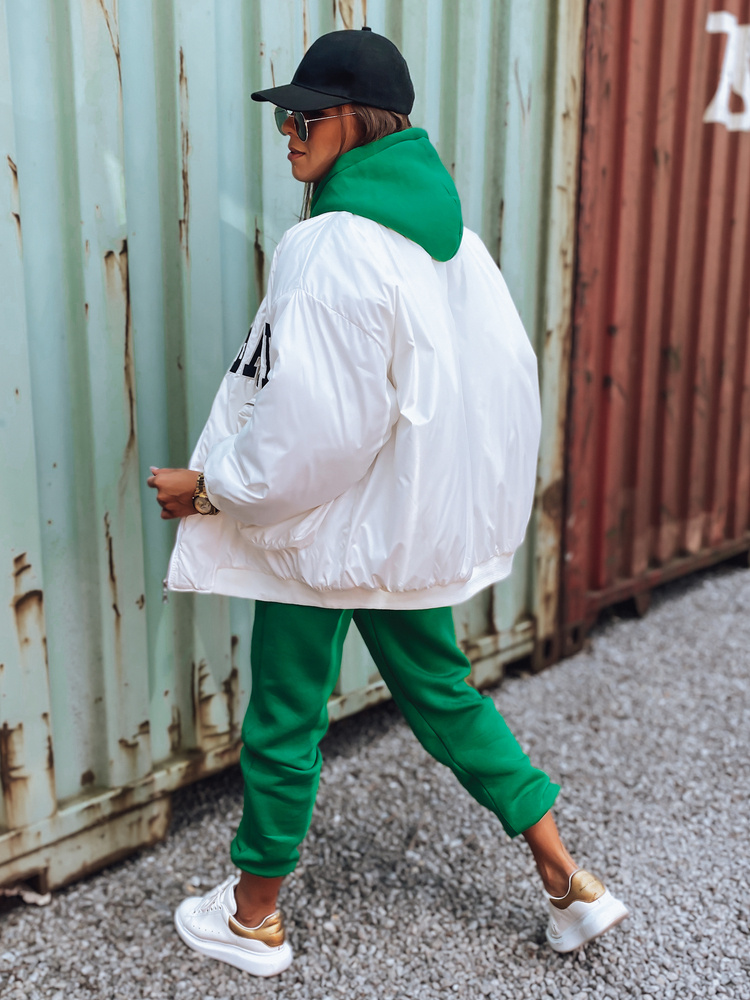 Kurtka damska bejsbolówka BASKET biała Dstreet