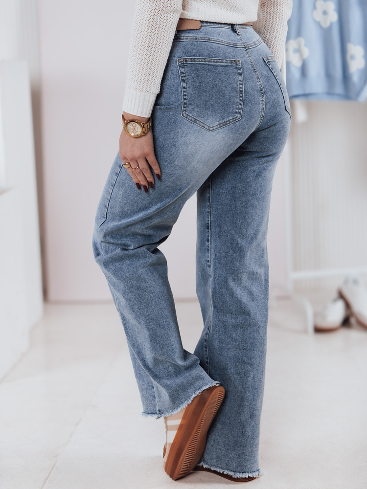 Spodnie damskie jeansowe wide leg BLUEFLEX Dstreet