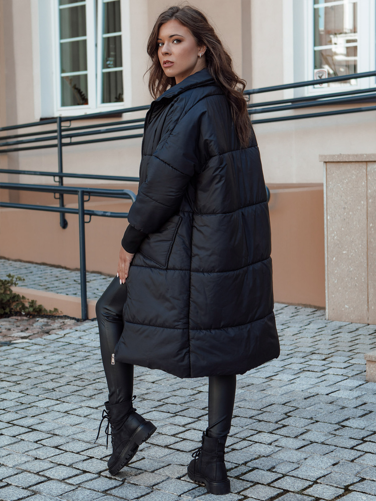 Płaszcz/kurtka Damska Oversize NADIA Czarna Dstreet