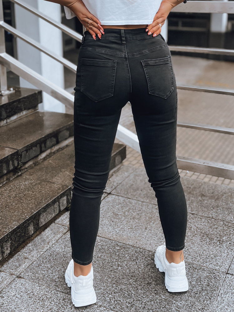 Spodnie damskie jeansowe ENDI czarne Dstreet