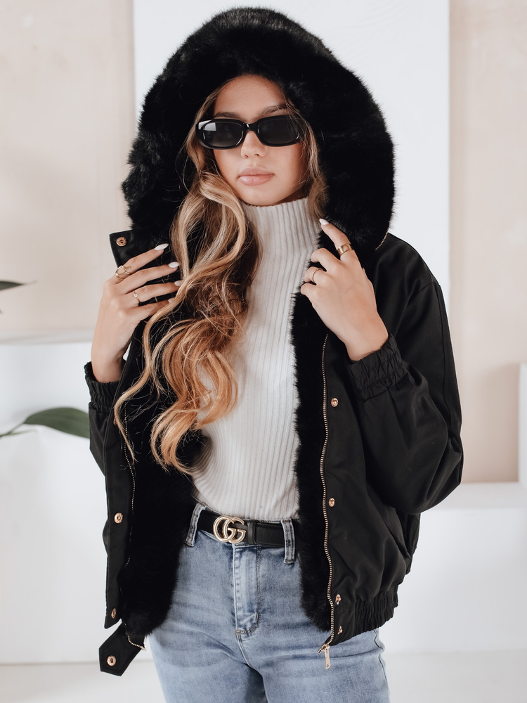 Geacă de iarnă pentru femei VESSADA cu blană