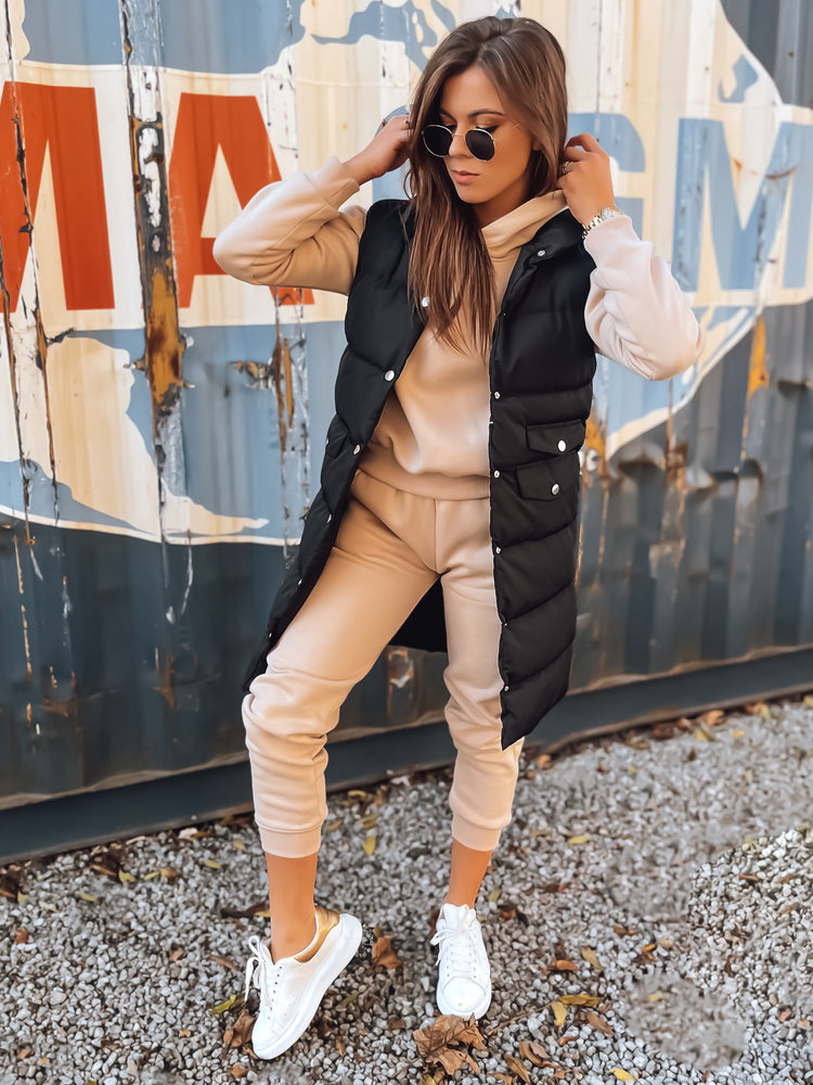 Kamizelka damska WILLY czarna Dstreet