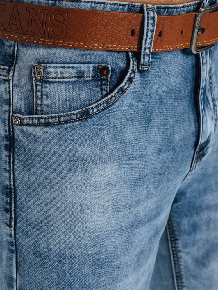 Spodenki męskie jeansowe niebieskie Dstreet