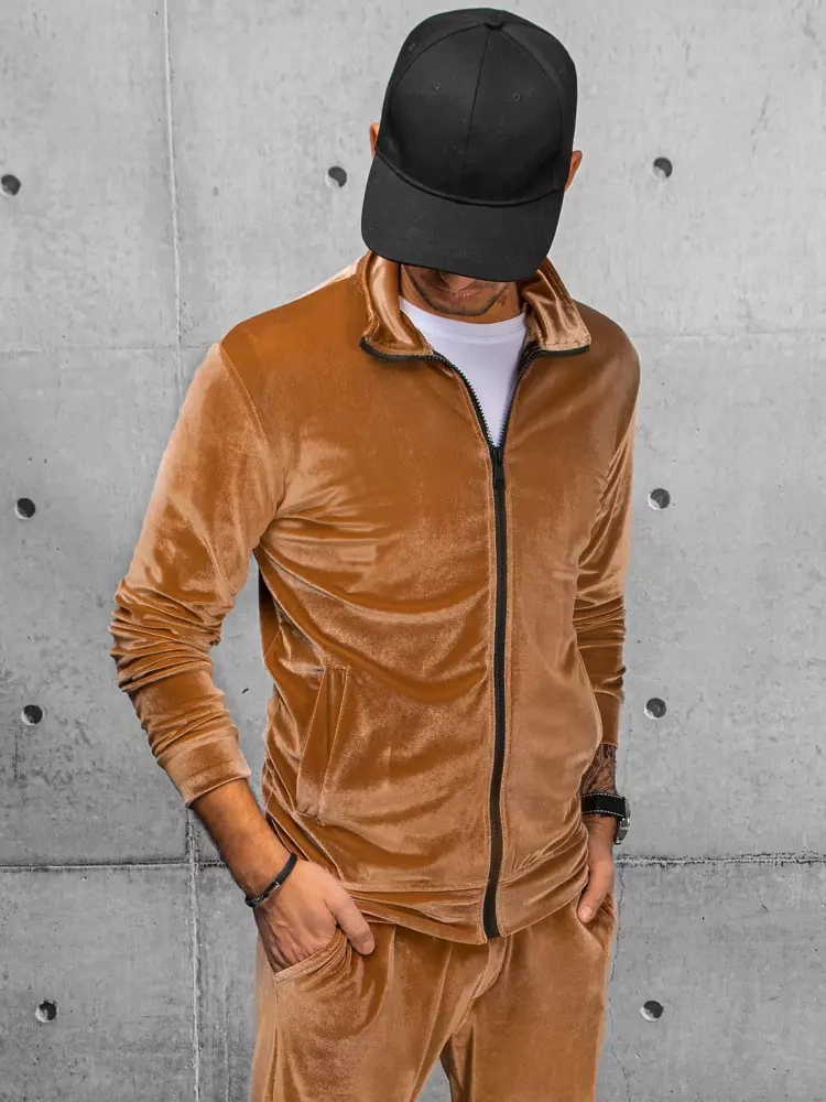 Bluza męska kamelowa Dstreet