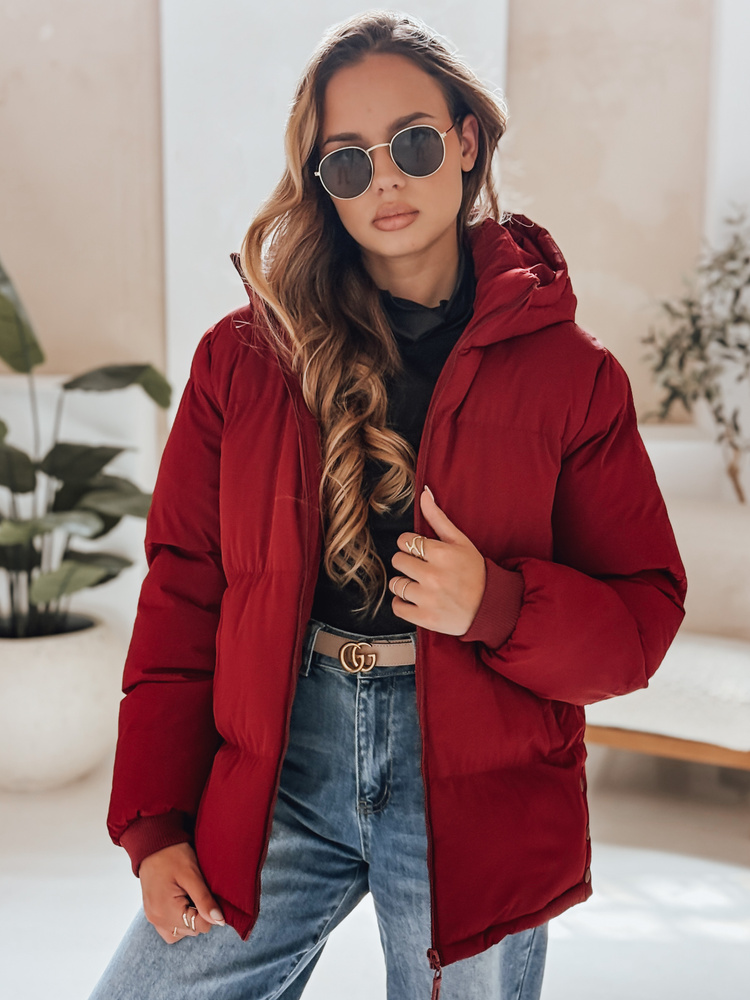 Geacă de iarnă pentru femei MISSFROST vișinie