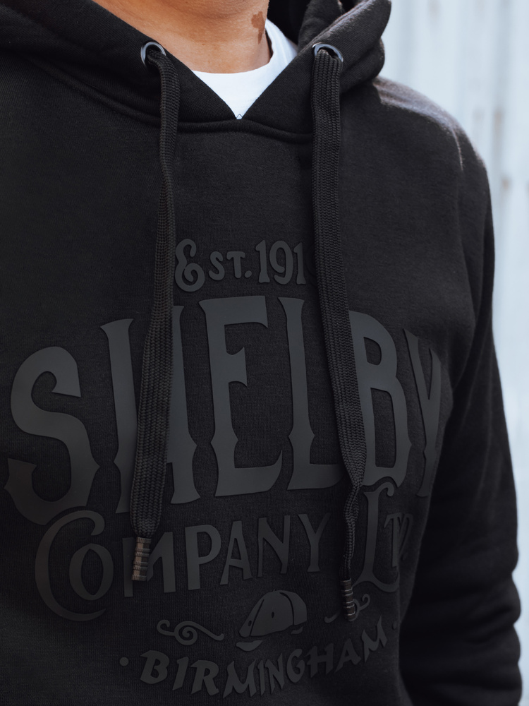 Čierna mikina Shelby s kapucňou