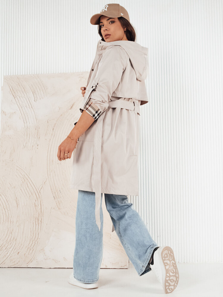 Kurtka damska parka CIVIT ecru Dstreet