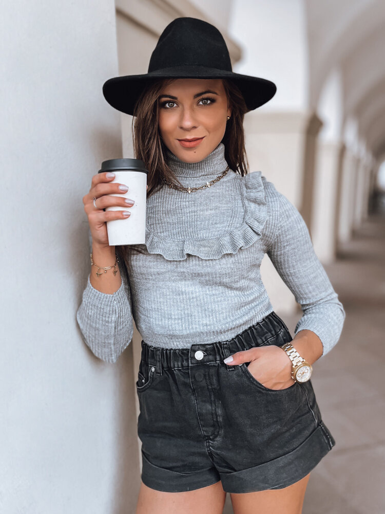 Sweter damski NOAH jasnoszary Dstreet