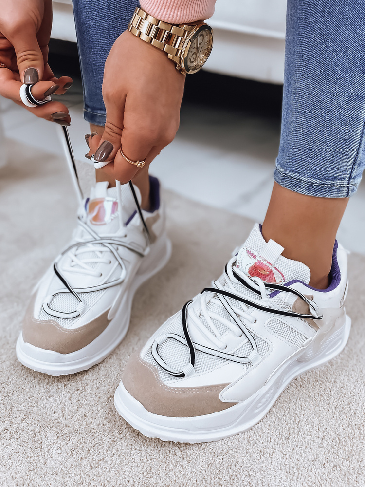 Teniși de damă LESI albi