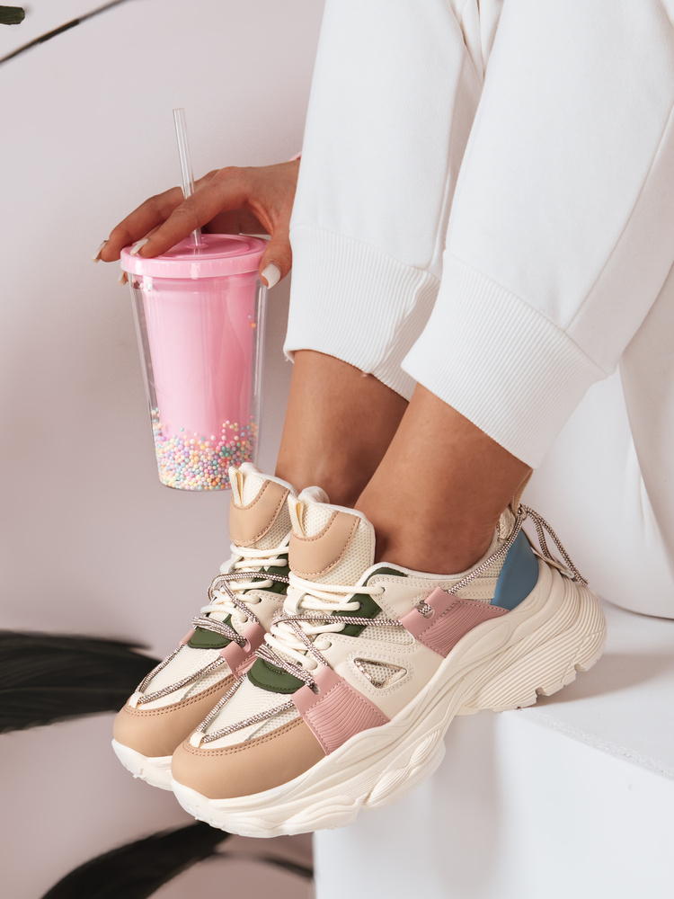 Teniși de damă cu talpă groasă NEWMOVE