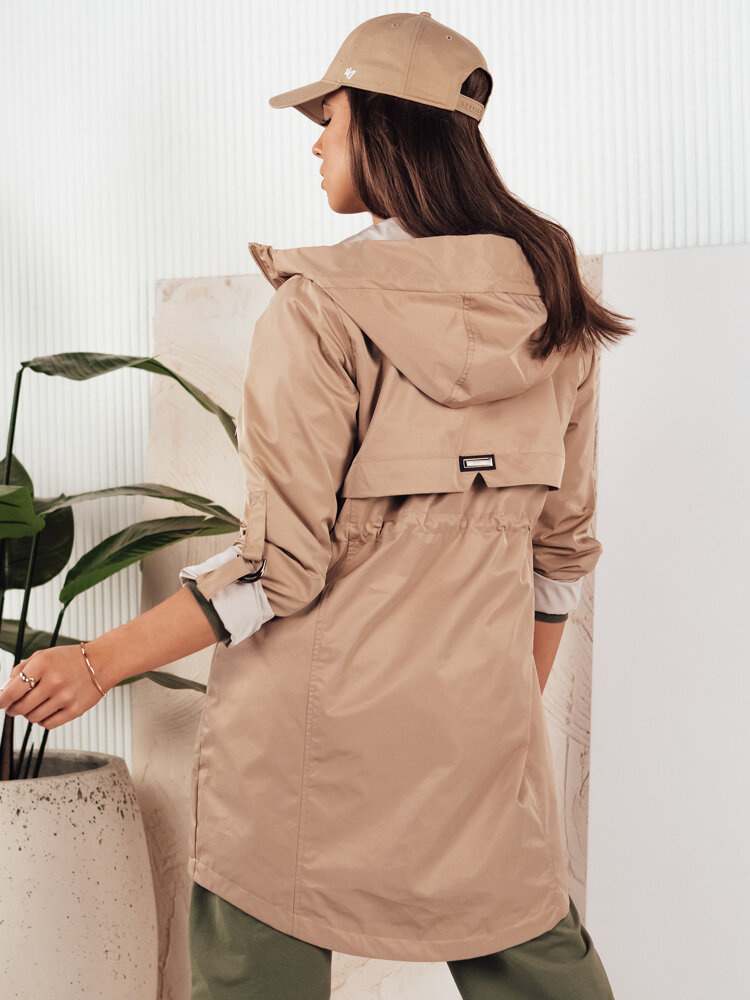 Kurtka parka damska MEROY beżowa Dstreet