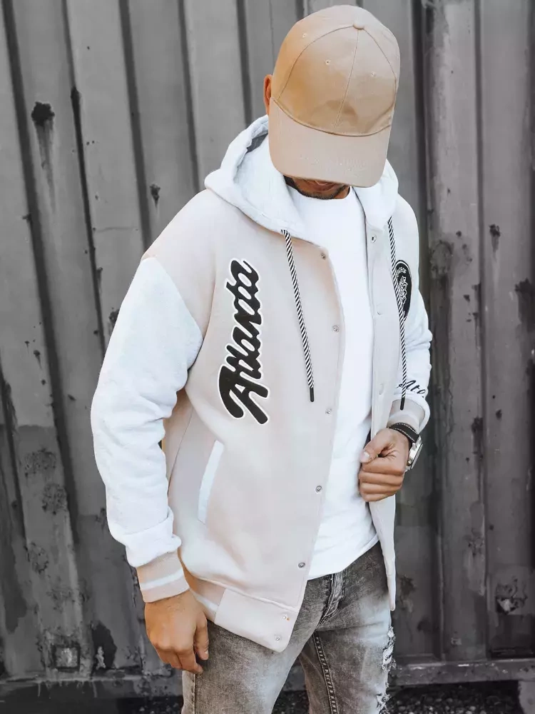 Bluza męska rozpinana kamelowa Dstreet