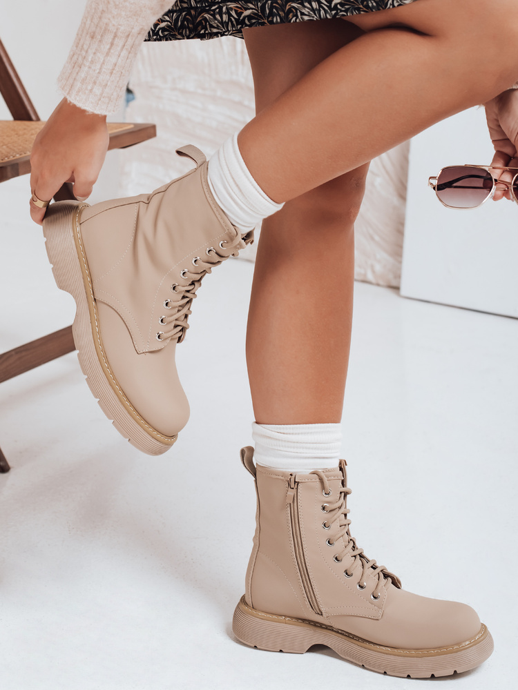 Botki damskie MOONSTONE khaki Dstreet