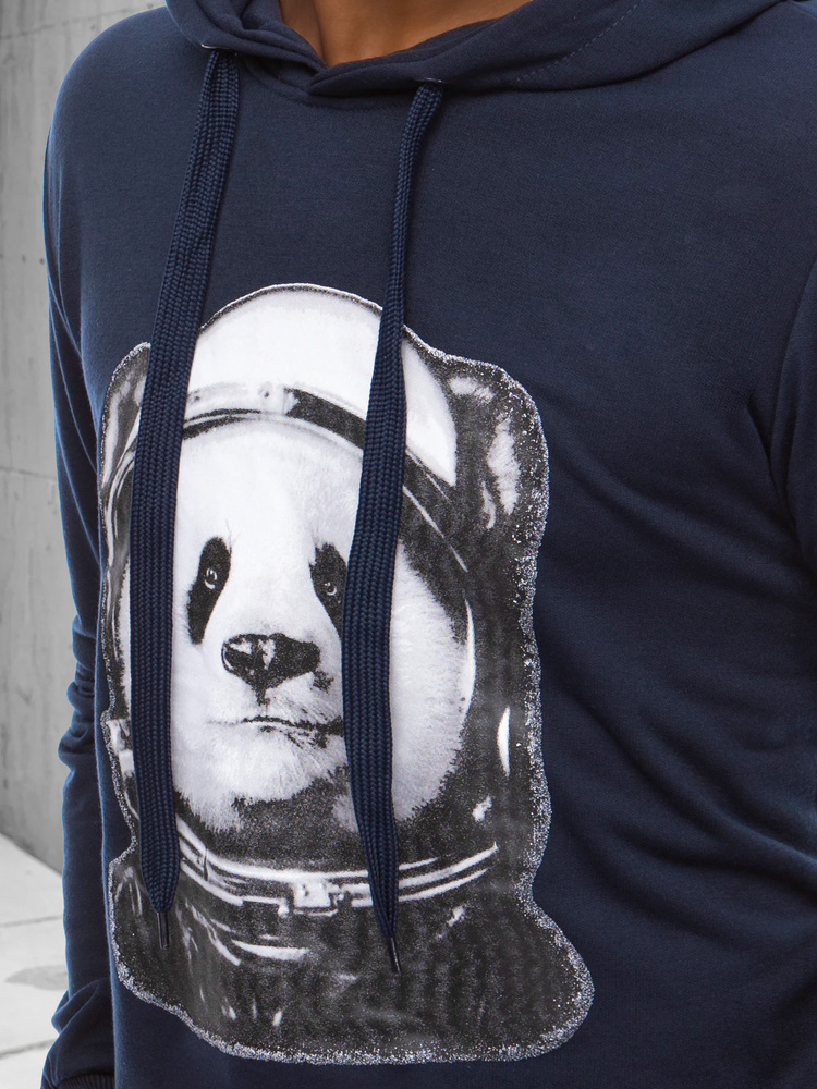 Bluza męska ciemnoniebieska Dstreet