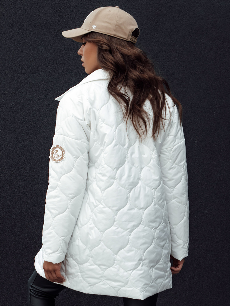 Jachetă matlasată pentru femei RATIA ecru