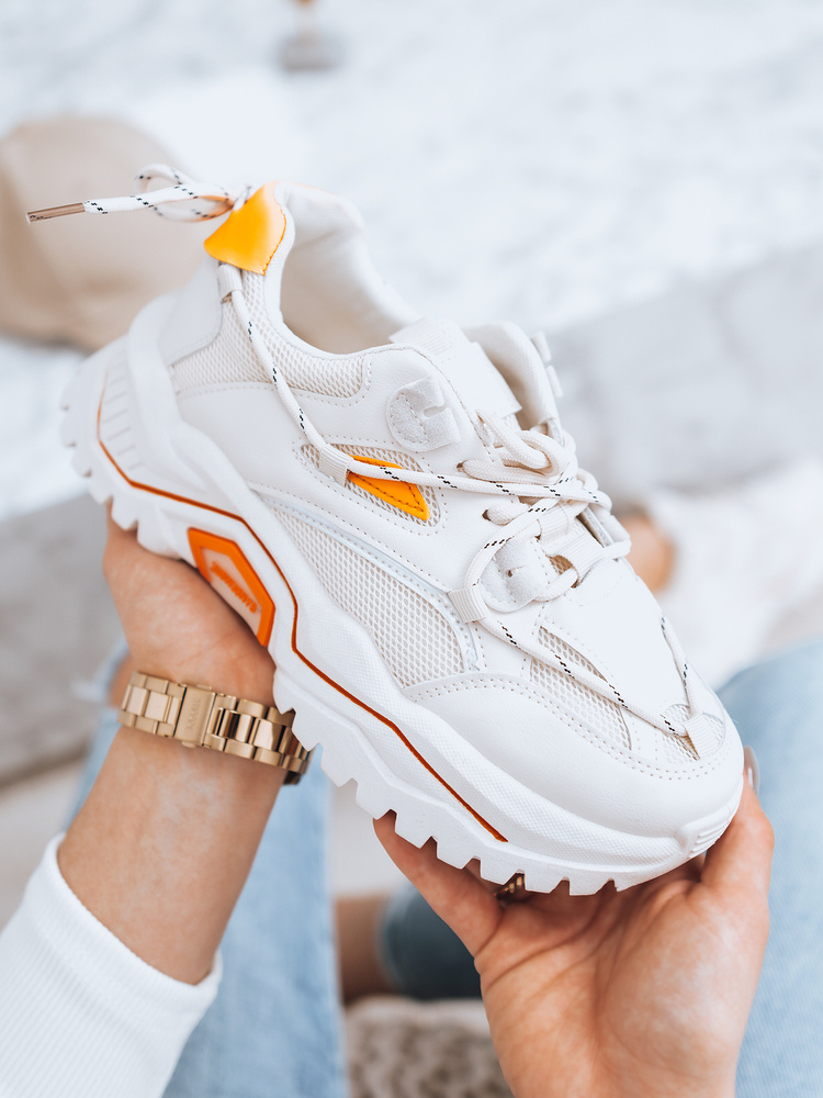 Sneakersy damskie ORIS beżowe Dstreet