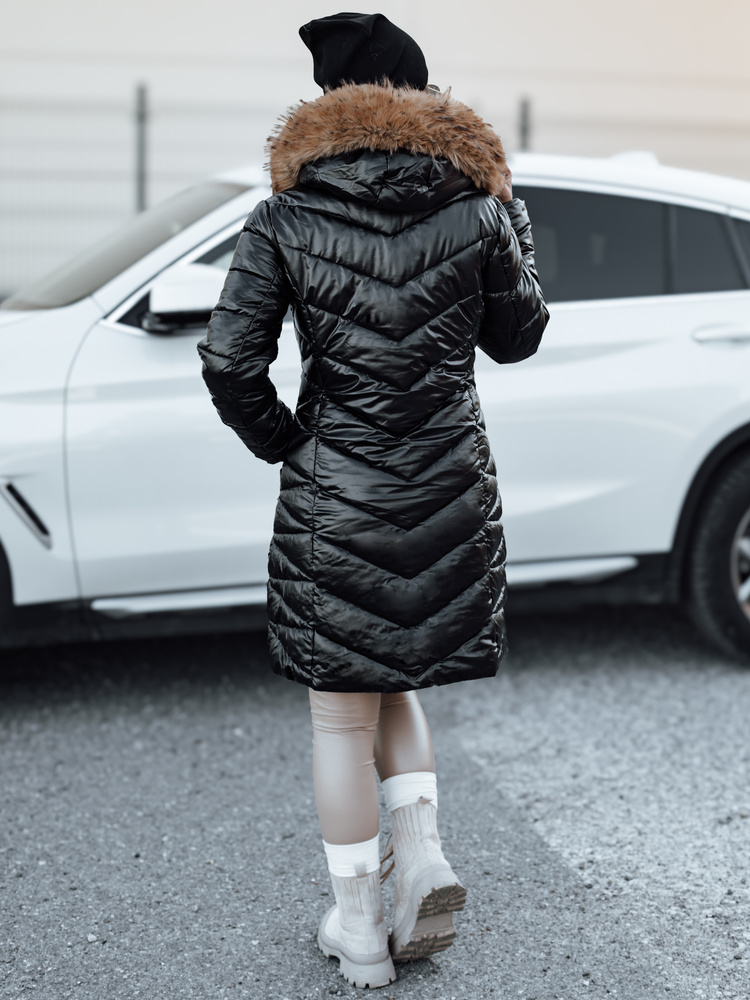 Women's winter quilted jacket BELLATRIX black Dstreet