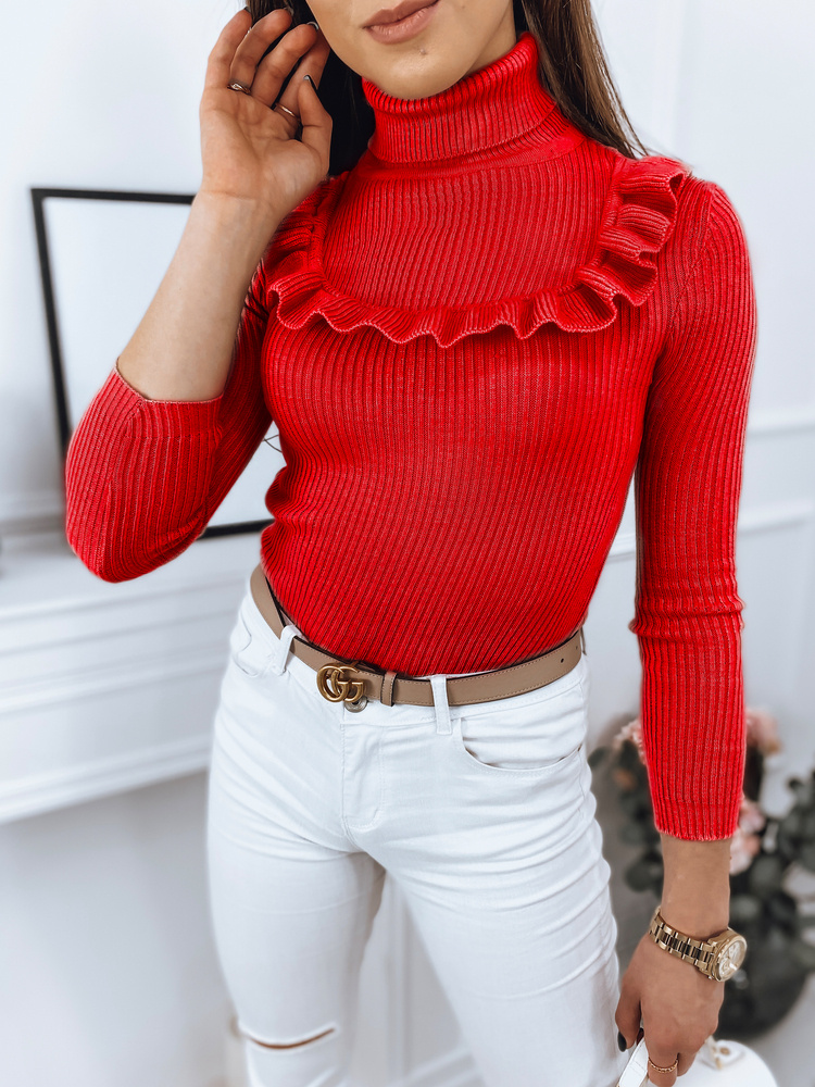Sweter damski NOAH czerwony Dstreet