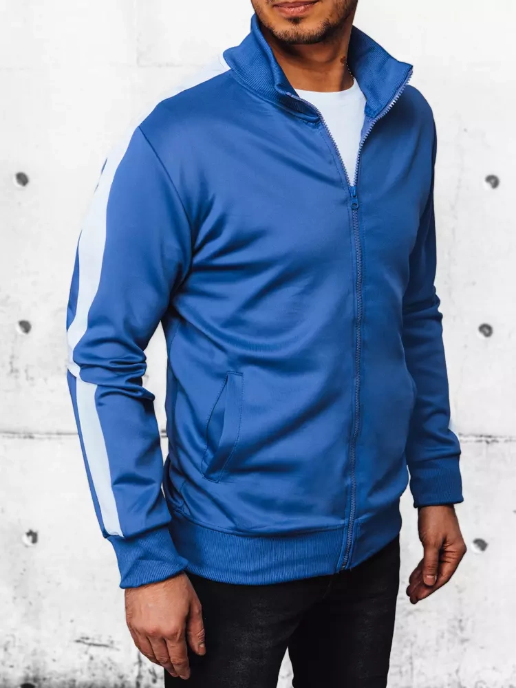 Bluza męska rozpinana niebieska Dstreet