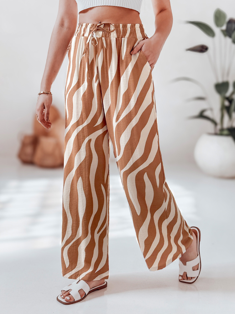 Dámske široké nohavice ZEBRAVIBE