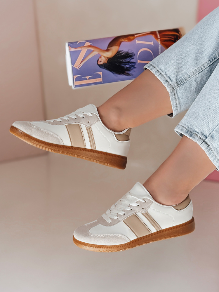 Teniși sport pentru femei SNIKAR bej