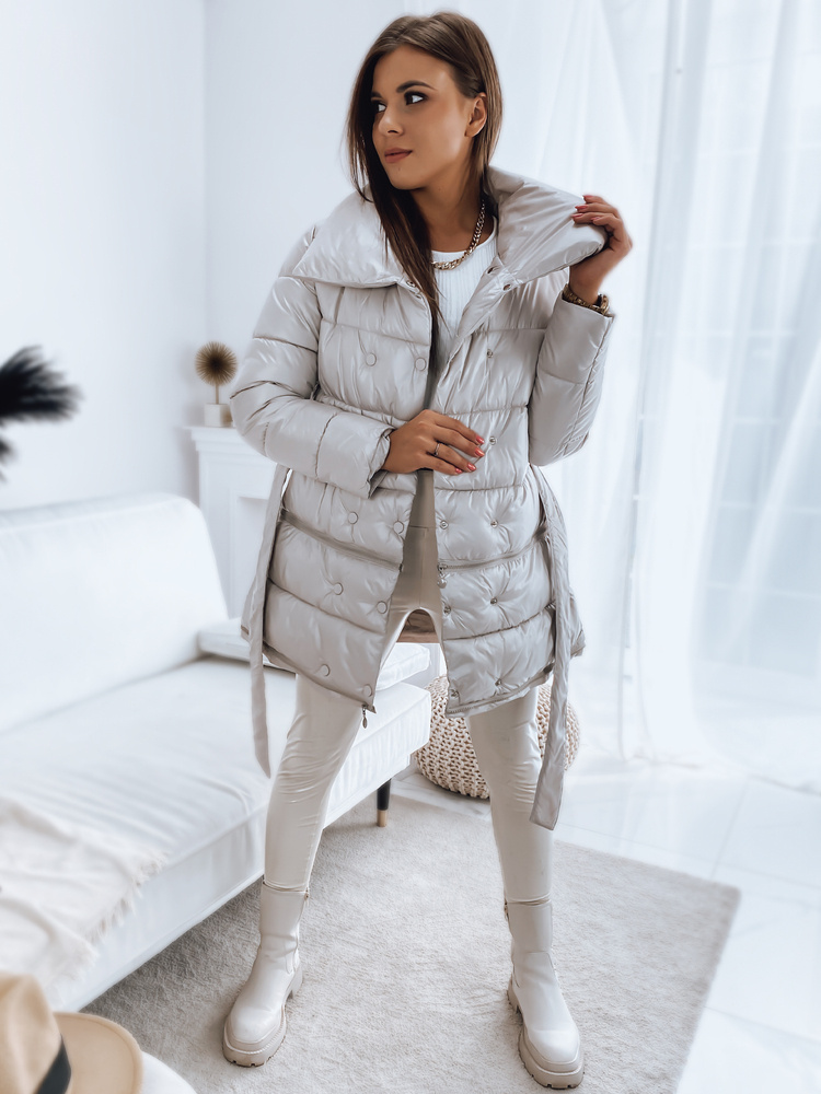 Płaszcz/kurtka damska LONDON PREMIUM beżowa Dstreet