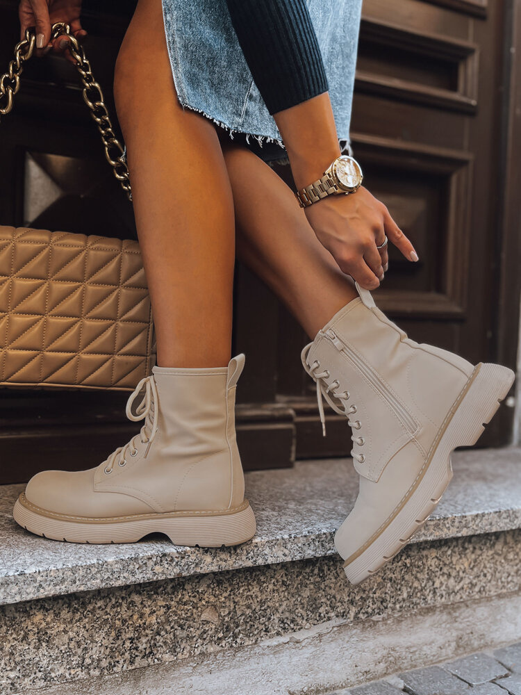 Botki damskie MOONSTONE khaki Dstreet