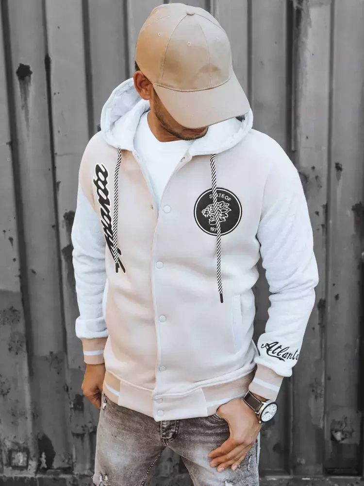 Bluza męska rozpinana kamelowa Dstreet