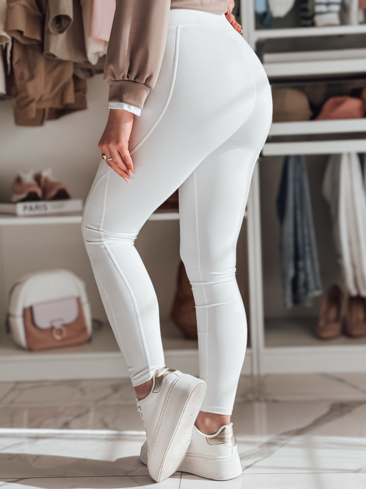 Colanți sport albi FITTATO