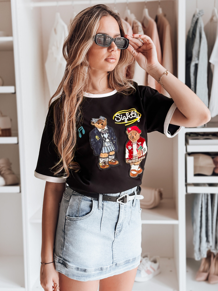 Tricou supradimensionat pentru femei CLASSY TEDDY