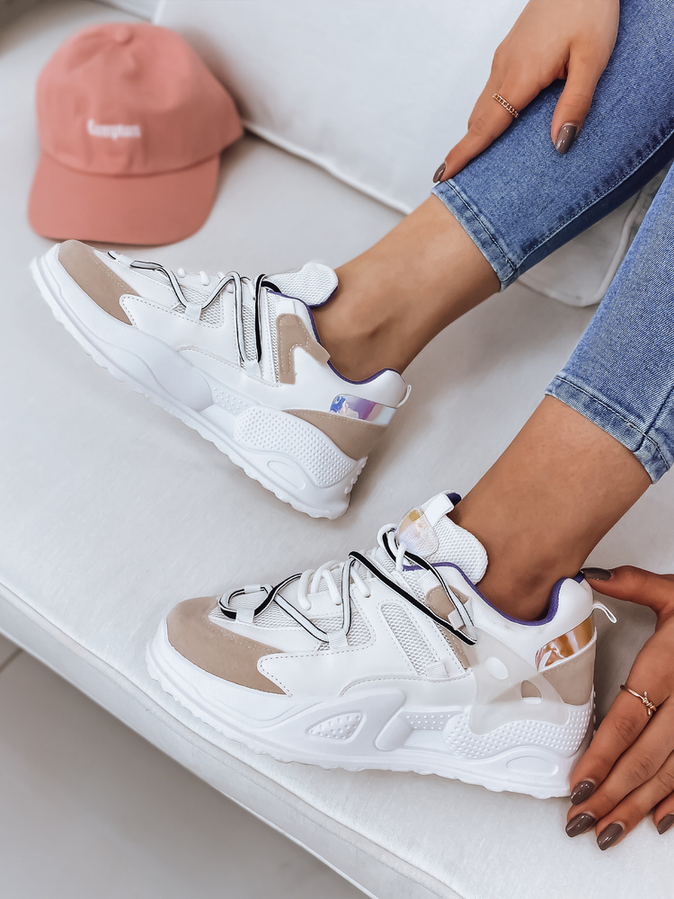 Teniși de damă LESI albi