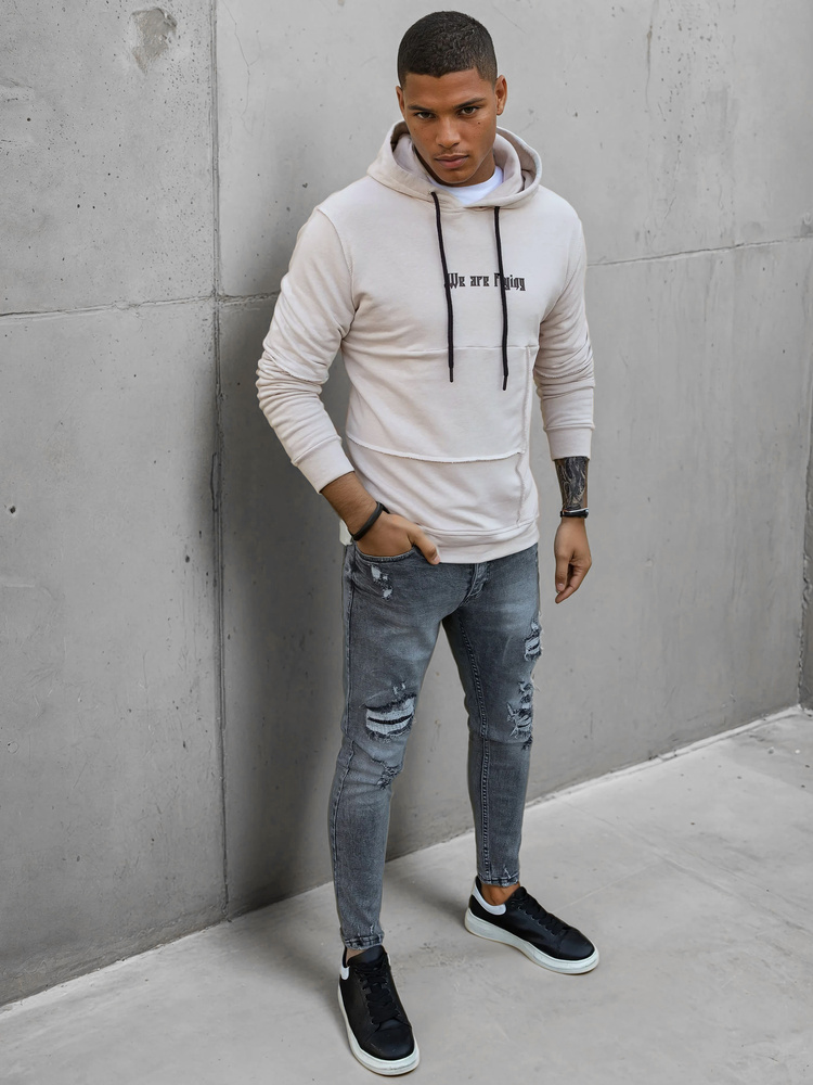 Bluza męska kamelowa Dstreet