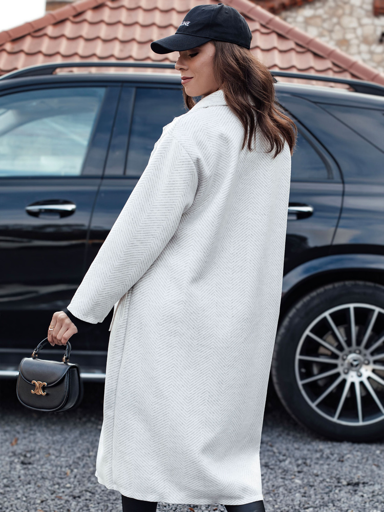 Palton supradimensionat pentru femei AVELINNI în culoarea iodului