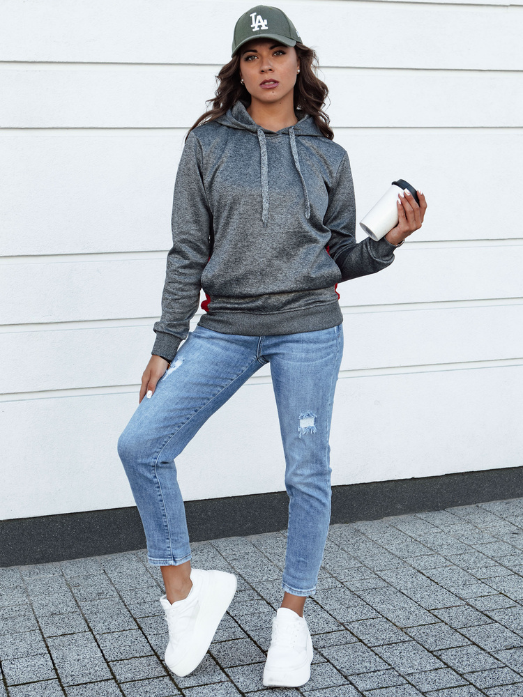 Bluza damska sportowa GIM ciemnoszara Dstreet